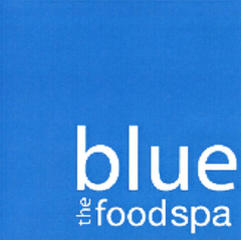 blue the foodspa Logo (EUIPO, 01.02.2008)