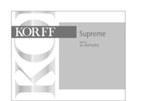 KORFF Supreme WITH XL-PEPTIDES Logo (EUIPO, 07.03.2008)