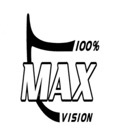 100% MAX VISION Logo (EUIPO, 06/24/2008)