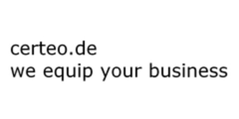 certeo.de
we equip your business Logo (EUIPO, 07.06.2011)