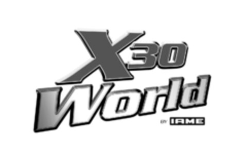 X30 World by IAME Logo (EUIPO, 09/05/2011)