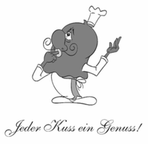 Jeder Kuss ein Genuss! Logo (EUIPO, 22.08.2012)