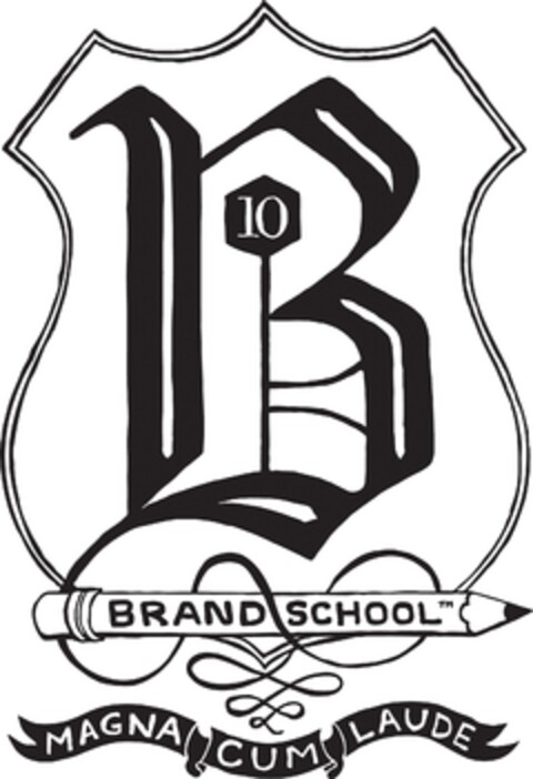 B 10 BRAND SCHOOL MAGNA CUM LAUDE Logo (EUIPO, 17.07.2013)