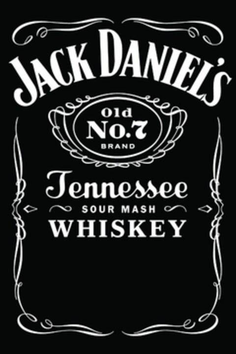 JACK DANIEL'S Old No. 7 Brand Tennessee Sour Mash Whiskey Logo (EUIPO, 23.04.2014)