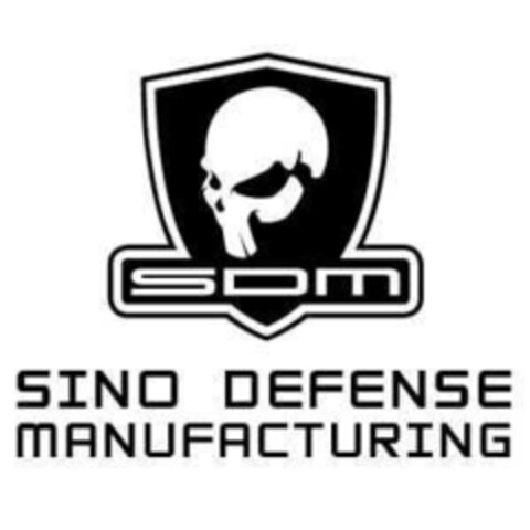 SDM SINO DEFENSE MANUFACTURING Logo (EUIPO, 12/23/2014)