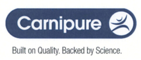 Carnipure Built on Quality. Backed by Science. Logo (EUIPO, 25.06.2015)