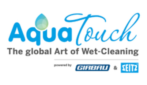 AquaTouch The global Art of Wet-Cleaning powered by Girbau & Seitz Logo (EUIPO, 03.08.2016)