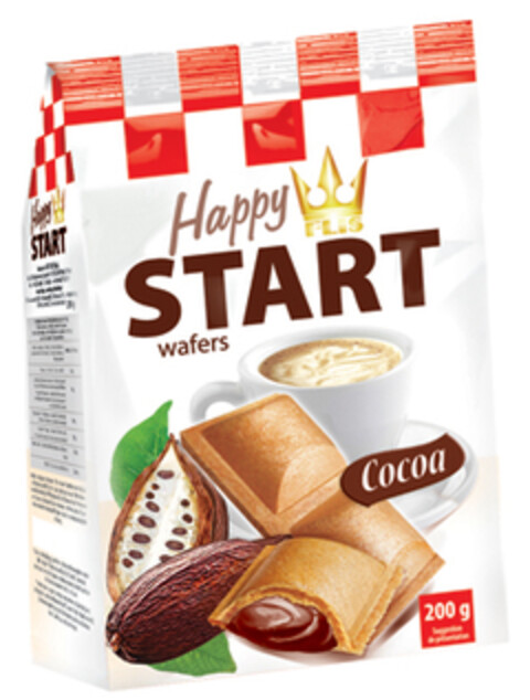 Happy Flis START wafers Cocoa 200g Logo (EUIPO, 18.10.2016)