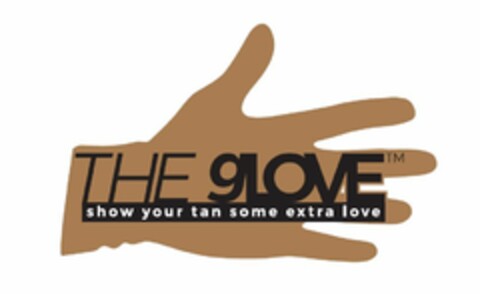 The Glove show your tan some extra love Logo (EUIPO, 03/22/2018)