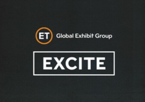 ET Global Exhibit Group EXCITE Logo (EUIPO, 07/19/2018)