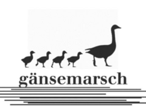 GÄNSEMARSCH Logo (EUIPO, 08.11.2018)