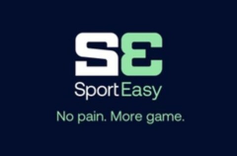 SE SportEasy No pain. More game. Logo (EUIPO, 08/12/2020)