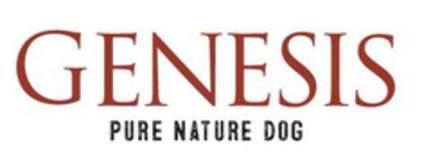 GENESIS PURE NATURE DOG Logo (EUIPO, 11.06.2021)