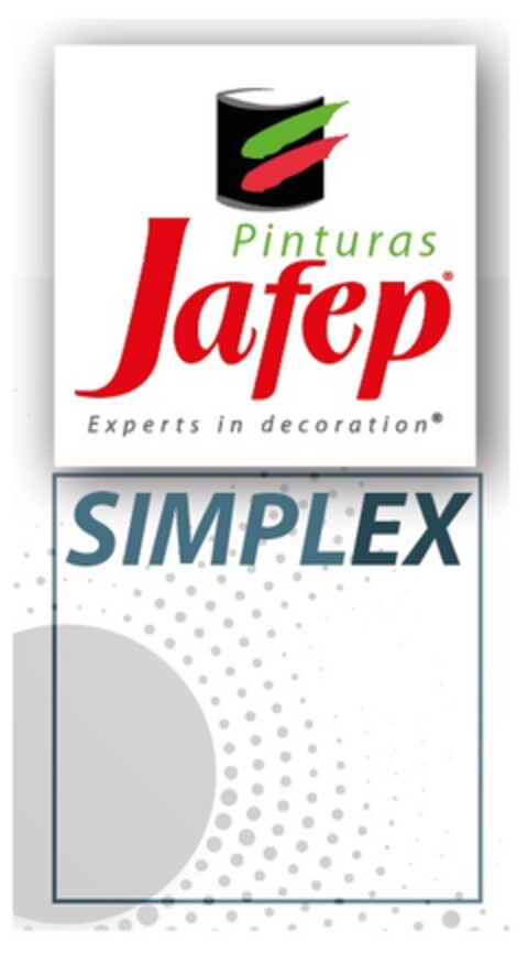 PINTURAS JAFEP EXPERTS IN DECORATION SIMPLEX Logo (EUIPO, 12.07.2021)