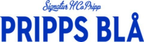 PRIPPS BLÅ Signatur H Co Pripp Logo (EUIPO, 23.08.2022)