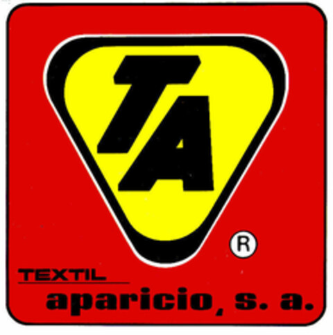 TA TEXTIL aparicio s.a. Logo (EUIPO, 04/01/1996)