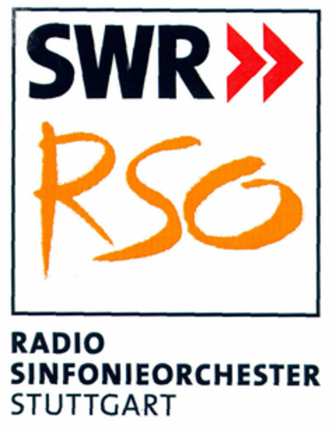 SWR >> RSO RADIO SINFONIEORCHESTER STUTTGART Logo (EUIPO, 23.11.1998)
