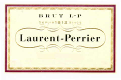 BRUT L-P DEPUIS 1812 SINCE Laurent Perrier Logo (EUIPO, 09/17/2002)