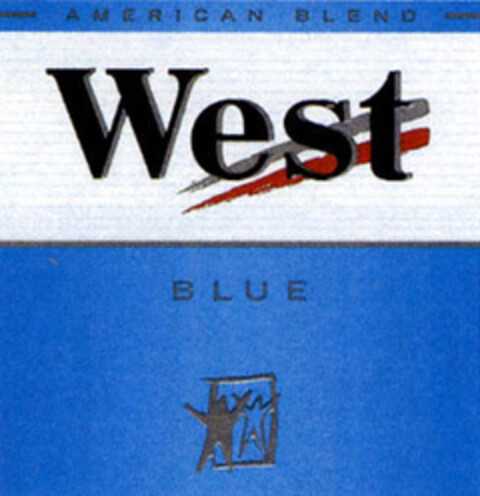 AMERICAN BLEND WEST BLUE Logo (EUIPO, 14.01.2005)