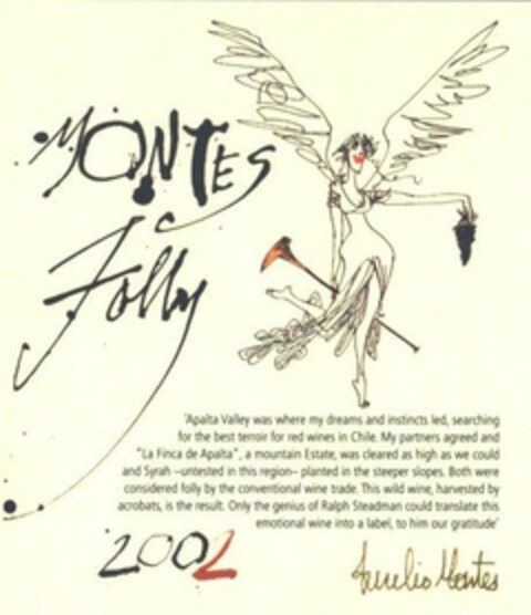 MONTES Folly 2002 Aurelio Montes Logo (EUIPO, 26.01.2006)