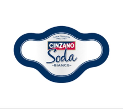 CASA FONDATA NEL 1757 CINZANO Soda -BIANCO- Logo (EUIPO, 03/09/2009)