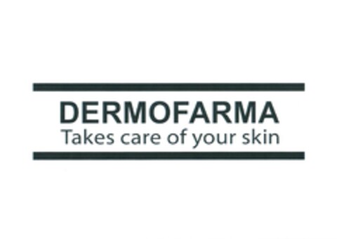 DERMOFARMA TAKES CARE OF YOUR SKIN Logo (EUIPO, 12/23/2009)