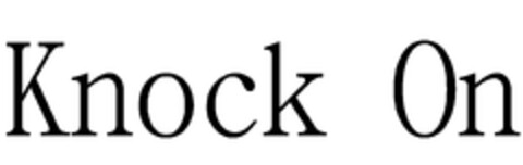 Knock On Logo (EUIPO, 08.08.2013)