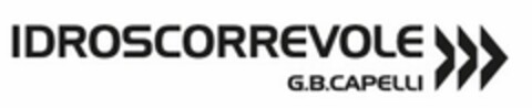IDROSCORREVOLE G.B. CAPELLI Logo (EUIPO, 04/18/2017)