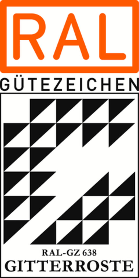 RAL GÜTEZEICHEN RAL-GZ 638 GITTERROSTE Logo (EUIPO, 14.09.2018)