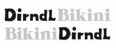 DirndlBikini BikiniDirndl Logo (EUIPO, 12/07/2018)