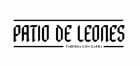 PATIO DE LEONES TABERNA CON GARRA Logo (EUIPO, 01/07/2020)