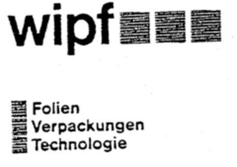 WIPF Folien Verpackungen Technologie Logo (EUIPO, 01.04.1996)