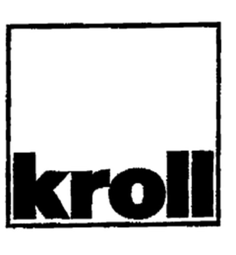 kroll Logo (EUIPO, 11/28/1997)