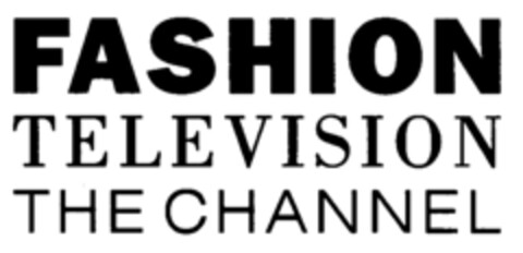 FASHION TELEVISION THE CHANNEL Logo (EUIPO, 03/23/1998)