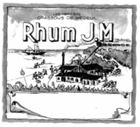 Rhum J.M LES HÉRITIERS CRASSOUS DE MÉDEUIL Logo (EUIPO, 12/24/1998)