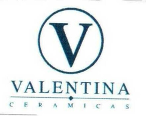 V VALENTINA CERAMICAS Logo (EUIPO, 04/21/2004)