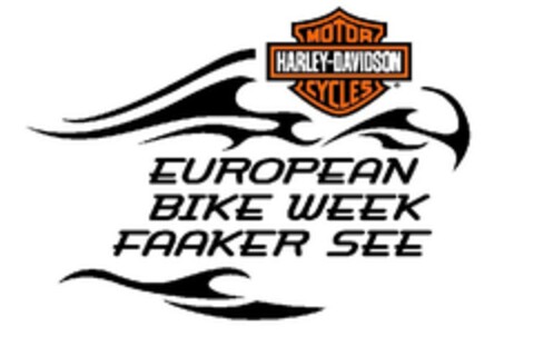 HARLEY-DAVIDSON MOTOR CYCLES EUROPEAN BIKE WEEK FRAAKER SEE Logo (EUIPO, 05.01.2006)