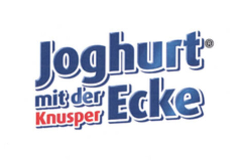 Joghurt mit der knusper Ecke Logo (EUIPO, 02.01.2008)