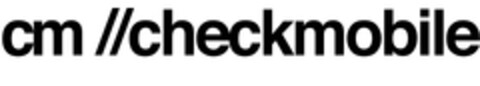 cm //checkmobile Logo (EUIPO, 13.11.2008)