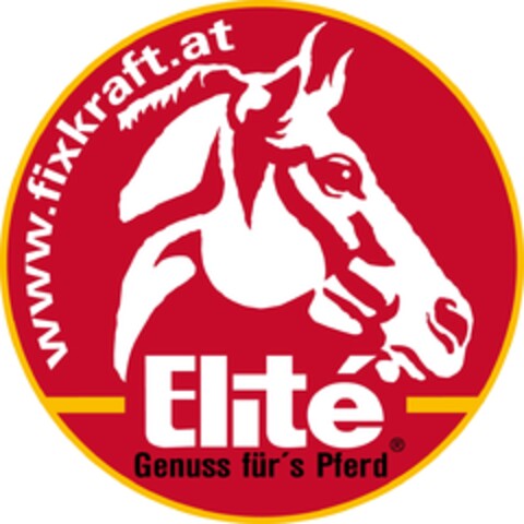 "www.fixkraft.at", "Elité", "Genuss für's Pferd" Logo (EUIPO, 29.01.2010)