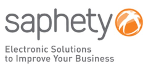SAPHETY ELECTRONIC SOLUTIONS TO IMPROVE YOUR BUSINESS Logo (EUIPO, 06/24/2010)