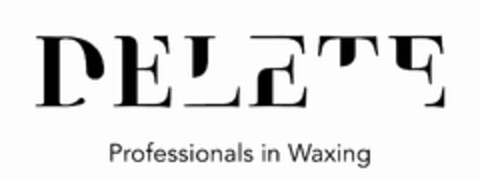 DELETE Professionals in Waxing Logo (EUIPO, 23.07.2010)