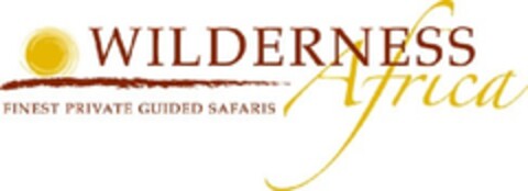 WILDERNESS AFRICA.FINEST PRIVATE GUIDED SAFARIS Logo (EUIPO, 10/18/2011)