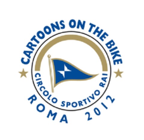 CARTOONS ON THE BIKE CIRCOLO SPORTIVO RAI ROMA 2012 Logo (EUIPO, 09.05.2012)