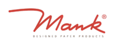 Mank DESIGNED PAPER PRODUCTS Logo (EUIPO, 25.01.2013)