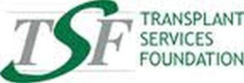 TSF TRANSPLANT SERVICES FOUNDATION Logo (EUIPO, 29.08.2013)