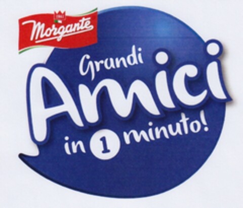 1861 Morgante Grandi Amici in 1 minuto! Logo (EUIPO, 04/16/2014)