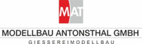 MAT MODELLBAU ANTONSTHAL GMBH GIESSEREIMODELLBAU Logo (EUIPO, 10/16/2015)