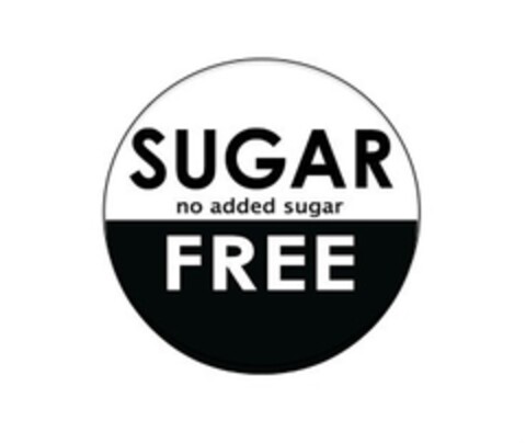 sugar free, no added sugar Logo (EUIPO, 29.11.2016)