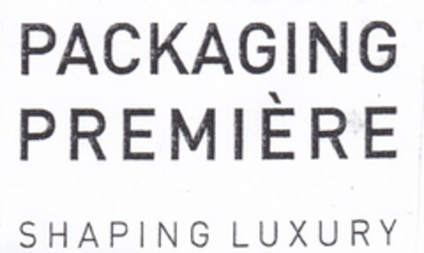 PACKAGING PREMIERE SHAPING LUXURY Logo (EUIPO, 13.03.2017)